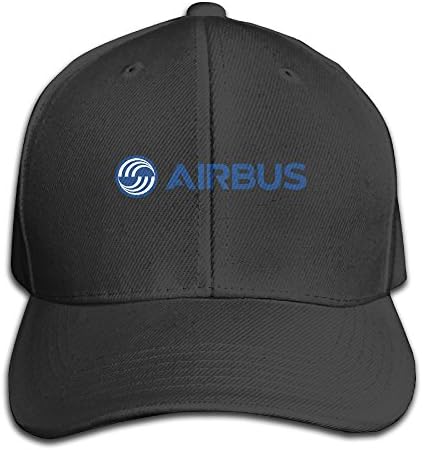 BACADI Unisex Airbus Logo Blue Adjustable Peaked Baseball Caps Hats Duck Tongue Hat