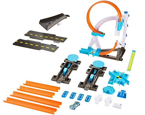 hot wheels track builder ultimate jumbo stunt kit 100