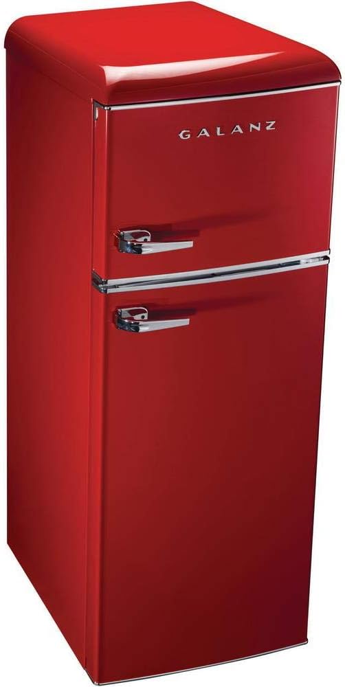 Galanz 7.6 cu. ft. Mini Refrigerator in Red Appliances