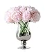 Newest trent 1Bouquet 5 Heads Artificial Peony Silk Flower Leaf Home Bridal Wedding Party Festival Bar Decor