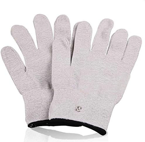 DDS Conductive Electric electrotherapy Glove Physiotherapy Glove Beauty Glove (L (21 cm))