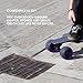 Slick Revolution 120mm Foamies Electric Skateboard Wheels | Patent Pending Foam Core Technology | 78A Translucent Urethane (Electric Purple)