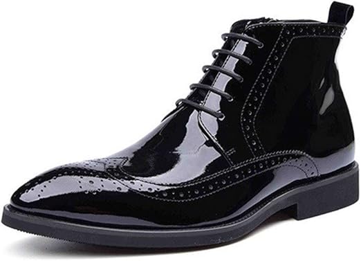wingtip ankle boots