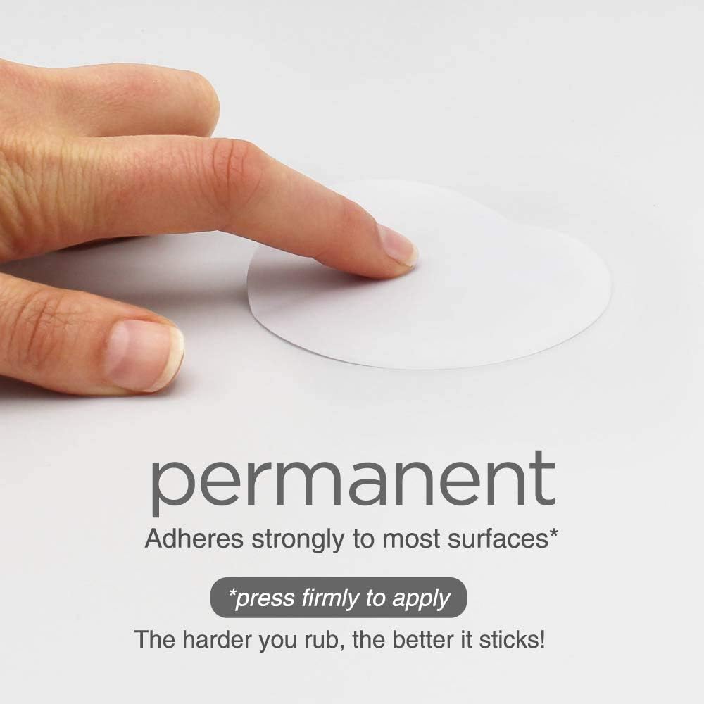 616 Pcs White Dot Stickers, 40mm, 22 Sheets Circle Sticker Paper Sheets Round Coding Self-Adhesive Label Paper - 28 Labels per Sheet - Image 4