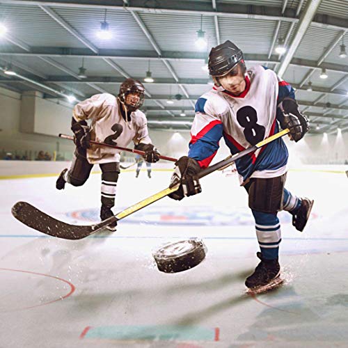 Boaton 2Pcs Hockey Tape, Hockey Grip Tape for Hockey Ice Field Lacrosse Sticks, 1 Inch Wide, 20 Yards Long, Black