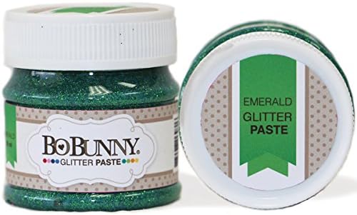 Bo Bunny 12740480 Double Dot Glitter Paste, Emerald