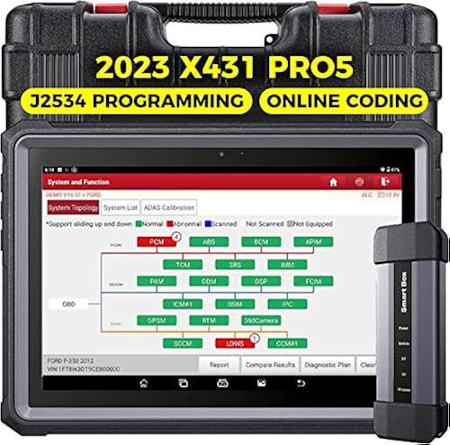 LAUNCH X431 PRO 5 Scan Tool: 2023 J2534 Reprogramming Tool, ECU Online ...