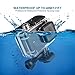 Kupton Waterproof Case for Xiaomi YI 4K/ YI 4K+/ YI Discovery 4K, Diving Protective Housing 40m Waterproof Case for Xiaomi YI 4K/ YI 4K+/ YI Discovery 4K Action Camera with Bracket