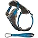 Kurgo Dog Harness for Large, Medium & Small Dogs | Reflective Harness for Running, Walking & Hiking | Everyday Adventure Pet Journey Air Style | Black | Blue | Red