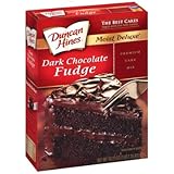 Duncan Hines Dark Chocolate Fudge Cake Mix 18.25oz (Pack of 2)