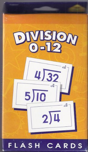 Flash Cards-Division 0-12 52/Pkg