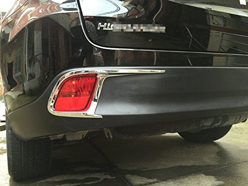 Beautost Fit for Toyota Highlander 2015 2016 2017 2018 2019 Chrome Rear Fog Light Lamp Cover Trim
