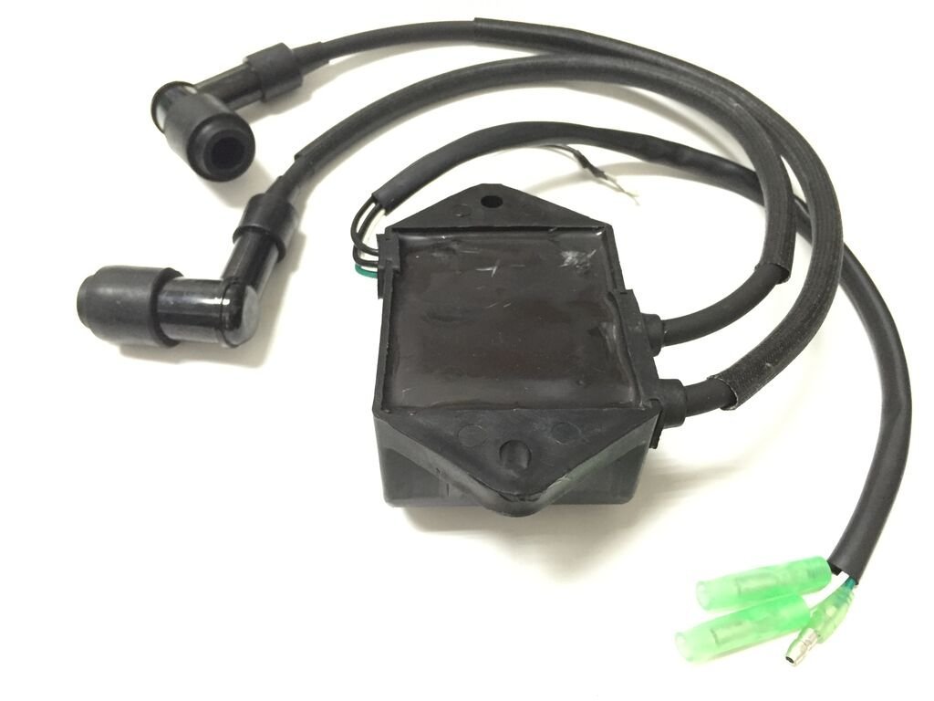 Boat Motor CDI C.D.I Coil Unit Assy 3B2-06170-0M 8037041 Compatible with Tohatsu Nissan Mercury Quicksilver Outboard 6HP 8HP 9.8HP 2-stroke Engine