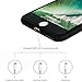 AnsTOP iPhone 8 Case, iPhone 7 Case, Ultra-Slim Full Body Protective Case for iPhone 8/7 with Tempered Glass Screen Protector (Black)