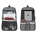 Hynes Eagle Universal Backpack Insert Organizer Travel Bag Slip Gadget Organization Kit Grey with Laptop Sleeve