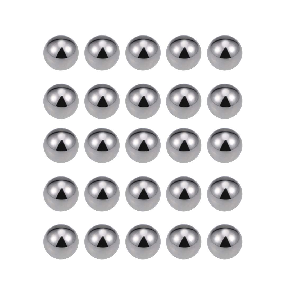 sourcing map 1/2" Carbon Steel Bearing Balls Precision Balls 25pcs