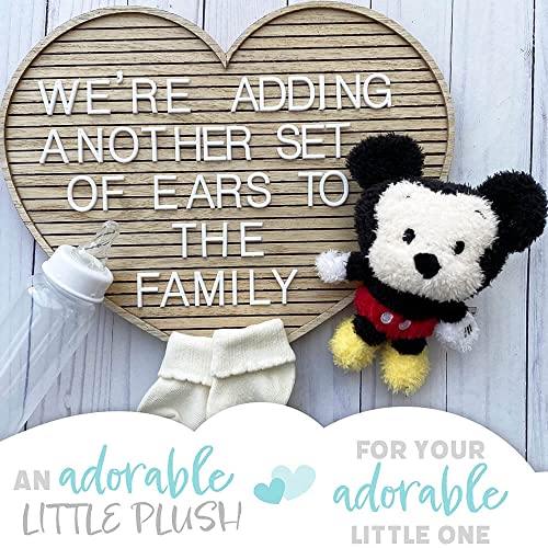 KIDS PREFERRED Disney Cuteeze Mickey Mouse Stuffed Animal Plush Toy - for Babies and Toddlers, Multicolor, 6 inches