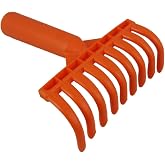 Yaregelun Olive Rake Heads 9-Tooth Rake Multipurpose Plastic Shovel Rake Olive Picking Rake Gardening Tools Inner Diameter 2.5cm