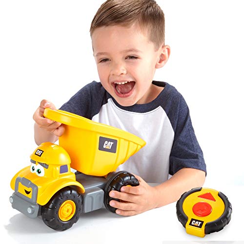 CatToysOfficial Construction Junior Crew Lil' Movers Remote Control Truck, Remote Control Car