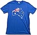 Australia Pride | Vintage Style, Retro-Feel Aussie Unisex T-shirt-Adult,XL Heather Royal Blue