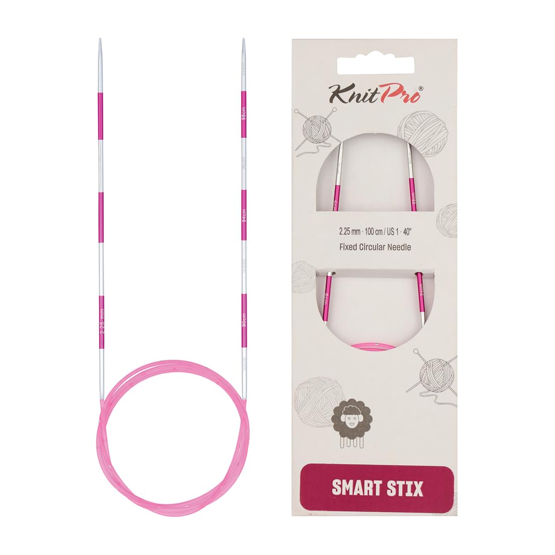 KnitPro Smartstix Fixed Circular Needles 40" (100cm) | 2.25mm — image 1