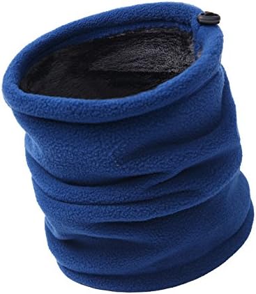 QNDD Outdoor Fleece Neck Warmer Scarf ,Unisex Adjustable Beanie Hat Headgear Collars Masks Protective Face Thick Warm Scarf Hat