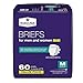 Member's Mark Unisex Protective Underwear Briefs Adult Diaper for Men & Women, Medium, 60-Count