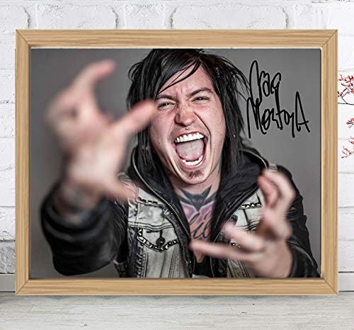 Reprints Craig Mabbitt - Signed Photo - Escape The Fate, Singer, Blessthefall - Autograph Professional Wall Art Merchandise Poster Artwork