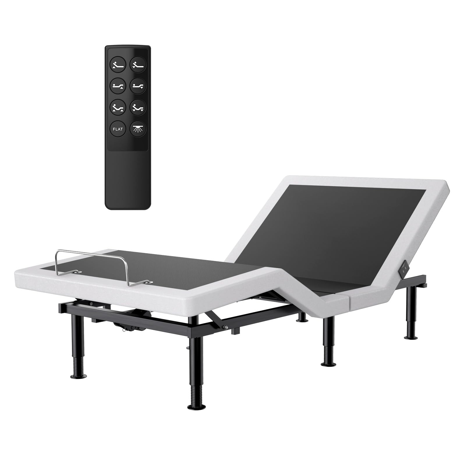 Photo 1 of Electric Twin XL Adjustable Bed Frame with Wired Remote, Head Foot Incline, Heavy Duty Platform, Easy Assembly, Zero Gravity - Bedframe Basic with Quiet Motor