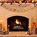 Thanksgiving Burlap Banner Glitter Leaf Bunting Happy Thankful Give Thanks Friendsgiving Party Home Decoration Supplies