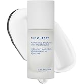 The Outset Squalane Daily Face Moisturizer, Hydrating Barrier Repair Face Cream, Non-Comedogenic, Fragrance-Free, Gluten Free Clean Vegan Facial Moisturizer for Sensitive & All Skin Types – 1.7 fl oz