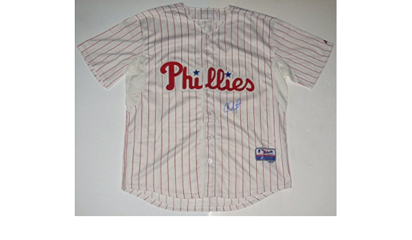 chase utley signed jersey