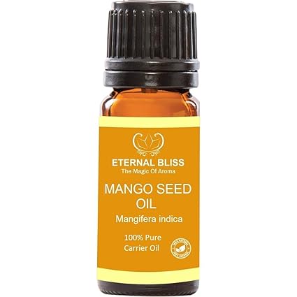 Eternal Bliss Mango Seed Cold Pressed Carrier Base Oil (100 ml) - Pure Natural & Undiluted For Skin Care & Hair Care Hair Oil||Mango Seed oil||Pure Mango Seed oil||Virgin Mango Seed oil