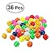 WINOMO 36 PCS Round Bike Bicycle Wheel Spoke Beads Luminous Plastic Clip Spoke Bead Bicycle Beads Wire Beads Decorationsthumb 4