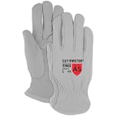 MAGID CutMaster ANSI A5 Cut Level Driver Gloves, 12 Pair, 1255KV4 | Arc-Rated Para-Aramid-Lined Leather; NFPA 70E CAT4; Leather Shell; Kevlar Lined; Gunn Cut; Color-Coded, Size 10/XL