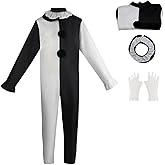 Yakisle Clown Costume the Clown Cosplay Halloween Halloween Jumpsuit Costume Full Set