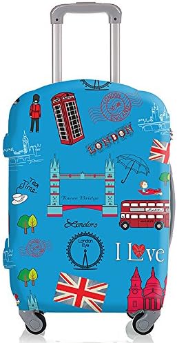 Botta Luggage Cover 20/25/30 Inch High Elastic Travel Suitcase Spandex Protective Cover (S(18"-20"), Royal guard)
