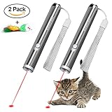 Interactive Cat Toys - Koopman 2 in 1 Multi Function Funny Cat Chaser Toys with LED Light, Cat Laser Pointer Best Training Tool with a Cat Toy Mouse