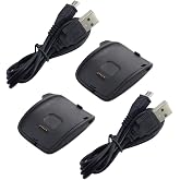 2 Pack Charger for Samsung Gear S R750 Smart Watch | Replacement Charging Cradle Dock with Cable Cord for Samsung Gear S SM-R750