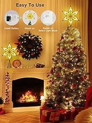 Christmas Decorations, Christmas Tree Topper Star