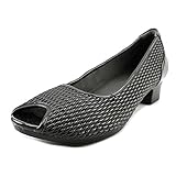 FootSmart Peggy Women US 7 Black Peep Toe Heels