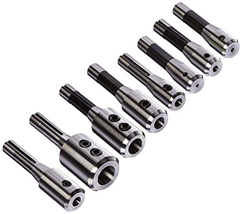 HHIP 3900-1008 8-Piece R8 End Mill Holder Set, 3/16-1-1/4" - Thumbnail 3