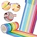 Washi Tape Set 30 Rolls, Colorful Decorative Washi Masking Tape Collection for DIY Scrapbooking Craft Gift Wrapping Tapes(5MM,7.5MM and 15MM Wide)