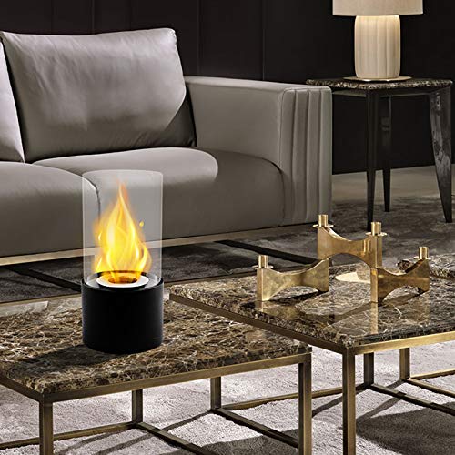 JHY Design Tabletop Fire Bowl Pot|Indoor/Outdoor Portable Tabletop Fireplace-Clean-Burning Bio Ethanol Ventless Fireplace - Thumbnail 4