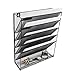 COLIBYOU Wall Hanging File Holder Organizer- Mounted Metal Mesh Organizer, 5 Compartment Rack Hanging File and Document Organizer for Office, Home, Classroom