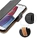 HOOMIL Moto G4 Case,Moto G4 Plus Case Premium Leather Case for Motorola Moto G (4th Gen) / Moto G Plus (4th Gen) Phone Wallet Case Cover (Black)
