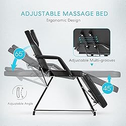 VIVOHOME 2 in 1 Adjustable Massage Table Tattoo