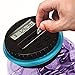 HeQiao Digital Coin Bank Auto Counting Money Savings Jar for US Coins (Purple)