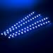 IMAGE 4 Pcs 30cm Blue Strip Motorcycle Car Lights Waterproof Flexible Strip Light