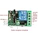 INSMA DC 12V 315MHz Wireless RF Remote Control Switch Channel Relay Transmitter and Relay Receiver with Battery